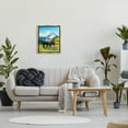 thumbnail image 2 of Stupell Industries Bison Rural Mountain Painting Animals & Insects Painting Gold Floater Framed Art Print Wall Art, 17 x 21, 2 of 9