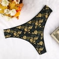 thumbnail image 3 of Aayomet Culotte Sans Couture pour Femmes Taille Basse String (Jaune, TG), 3 of 4