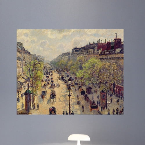 Wallhogs Pissarro Boulevard Montmartre (1897) Poster Wall Mural