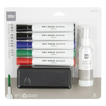 UPC: 0735854836177 | Office Depot® Brand Dry-Erase Marker Set  Assorted Colors