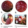 thumbnail image 3 of Designart "Dahlia landscape Sunrise II" Floral Metal Wall Décor Set, 3 of 5