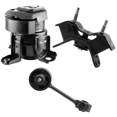 4M Auto Parts Front & Right Upper Engine Mounts With Left Lower Automatic Transmission Mount 3PCS Set. Parts 9630 9226 8644. A4229 A4216 A6257