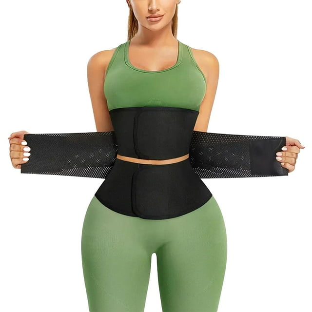 Faja reductora de cintura, moldeadora lumbar para yoga, pilates y entrenamiento. XL