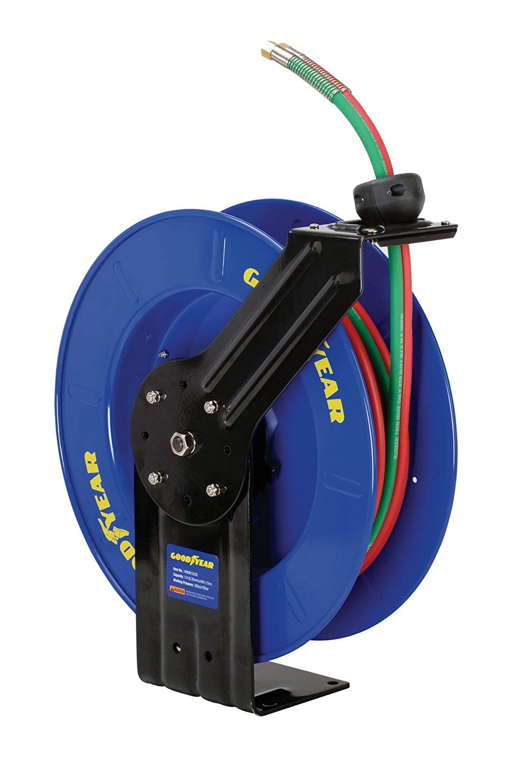GOODYEAR Spring Driven Steel Retractable Hose Reel (1/4 in. x 50 ft