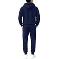 thumbnail image 6 of Mooqilaa Boys Athletic Outfit Sets, 2 Piece Long Sleeve Fleece-lined Casual Boys' Activewear Clothing Sets Navy Size 7-8 T, 6 of 6