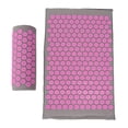 thumbnail image 2 of Almohada De Masaje De Acupuntura De Almohada Mat De Yoga Masaje De Acupresión Masaje De 68 X 42 Cm Hebilla Rosa Gris Claro, 2 of 7