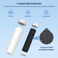 thumbnail image 5 of GLACIER FRESH UKF8001 Compatible with Whirlpool Refrigerator Water Filter 4, EDR4RXD1, EveryDrop Filter 4, 4396395, Maytag UKF8001, UKF8001AXX, WHR4RXD1, KAD4RXD1, 46-9006, Puriclean II, Pack of 1, 5 of 9
