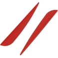 thumbnail image 2 of HUGFEGWE Arrows Vanes 4 Inch Plastic Feather Fletching for DIY Archery Arrows 50 Pack, Red UA824-0254, 2 of 8