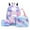 Star purple, variant on Smrinog Tie Dye Backpack Student Schoolbag Laptop Bookbag 3 Piece Insulated Lunch Box