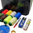 thumbnail image 3 of Sewing Box Basic Sewing Repair Kits Sewing Supplies Organizer for Handicrafts Black, 3 of 9