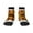 2 Black-1, variant on Sunflower Gnomes and Bees Pattern Quarter Crew Socks,Toe Seamed Ankle Socks,Cotton Cushioned Breathable Athletic Crew Sports Socks