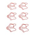 thumbnail image 3 of Dekaim-Clips De Papel De Animales Adorables, Clips De Papel Divertidos Para álbum De Recortes, Marcapáginas Pequeños E Interesantes, Clips Para Cuadernos, Sobre, 100 Uds., 3 of 5