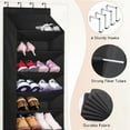 thumbnail image 4 of Daiosportswear Over the Door Shoe Organizer Bag, Multi-Tiered Storage Solution, 51.6x16.9in, Space Saving, Non-Woven Fabric, Hanging Storage Bag for Closet, Apartment Essentials, Boot Organizer, 4 of 6