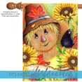 thumbnail image 3 of Toland Home Garden Autumn Scarecrow Sunflower Fall Flag Double Sided 28x40 Inch, 3 of 5