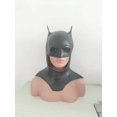 thumbnail image 1 of Máscara de tocado de Batman para hombre, atractiva máscara facial completa, accesorios de Halloween para cosplay, 1 of 5