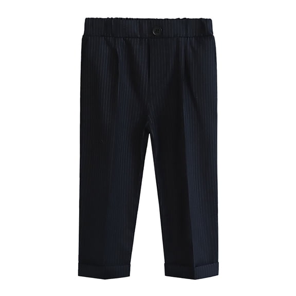 School Uniform Pants Girls Boys Classic High Waisted Chino Pants Dress Pants Fashion Flat Front Slacks Trousers Back To School Outfit with Pockets