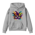 thumbnail image 3 of Long Sleeve Shirts for Girls 14-16 Girl's Boy's Hoodie Long Sleeve Soft Sweatshirt Graphic Hoody Kids Cute Pullovers Top Clothes for Girls b-Grey, 160, 3 of 3