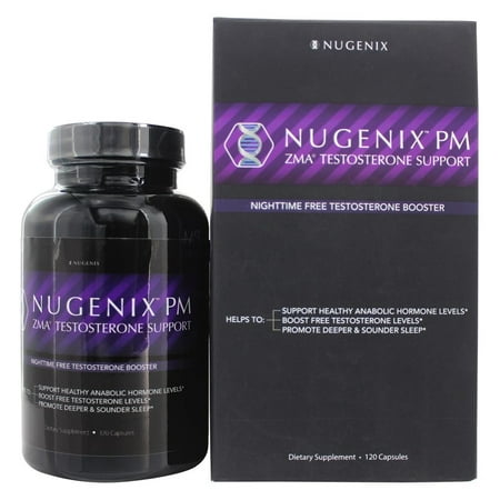 Nugenix - PM ZMA Testosterone Booster - 120 (The Best Zma Supplement)