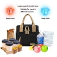 thumbnail image 3 of Lunch Bag for Women, Loncheras Para Mujer, Leakproof Insulated Large Lunchbox Dual Compartment Lunch Box Adult For Work Beach Picnic Hiking, 3 of 5
