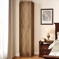 thumbnail image 7 of Tribesigns 75.39-Inch Wood Storage Cabinet, Tall Floor Cabinet with 2 Doors and 6 Shelves, 7 of 7