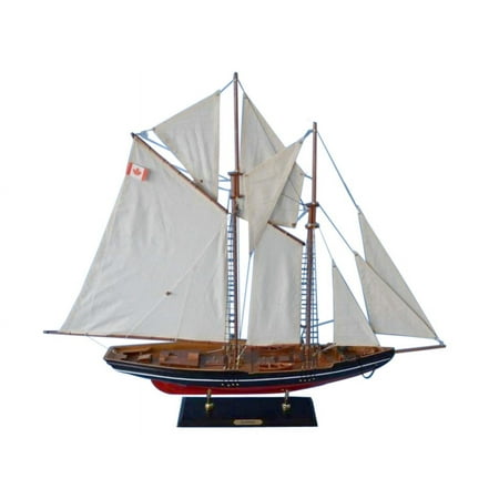 Handcrafted Model Ships Bluenose 2 32 in. Decorative Sail Boat