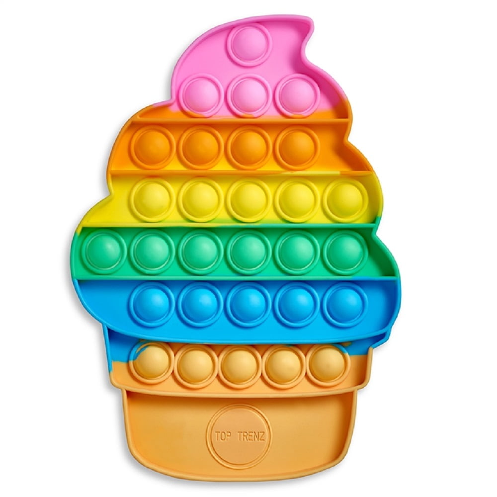 OMG Rainbow Pastel Baby Yoda Bubble Push Fidget Popper Popit Giant Mega Jumbo 