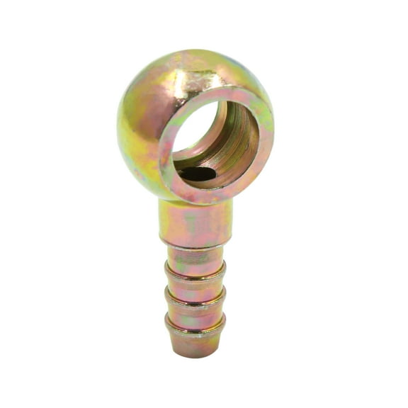 8mm ID Hose Barb 14mm Banjo Fitting Fuel Brake Line Adapter Connector for Motorcycle Car