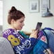 thumbnail image 3 of LHSHID 18th Birthday Gifts for Girls Birthday Decor Purple 350gsm Plush Throw Blanket for 18 Year Old 18th Birthday Decorations for Daughter Bestie Sister BFF, 3 of 6
