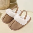 thumbnail image 2 of OJSFQUFP Comfortable Plush Baby Slippers with Soft Soles Infant Baby Boys Girls Slippers Cozy Fleece Booties, 2 of 8