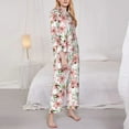 thumbnail image 3 of Naloa Lilies Flowers Pajamas for Women Set, Womens Pajama Sets, Lounge Sets for Women, 2pjs for Women-XX-Large, 3 of 7