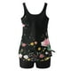 thumbnail image 2 of Trajes de Baño Modestos para las Mujeres Traje de Baño de Eslinga de Impresión de Hojas de Flores Multicolores, Cintura Alta Y Tops de Traje de Baño de Apoyo para las Mujeres, 2 of 6