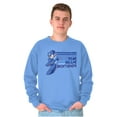 thumbnail image 5 of Mega Man Blue Bomber Cool 90s Anime Sweatshirt for Men or Women Brisco Brands M, 5 of 6