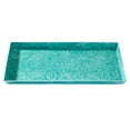 thumbnail image 2 of HF by LT Medallion Pattern Enamel Boot Tray, 30 x 13 inches, Turquoise, 2 of 3