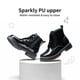 thumbnail image 4 of Botas DREAM PAIRS SDBO2220K para Niñas con Brillo y Cordones al Tobillo, 4 of 6