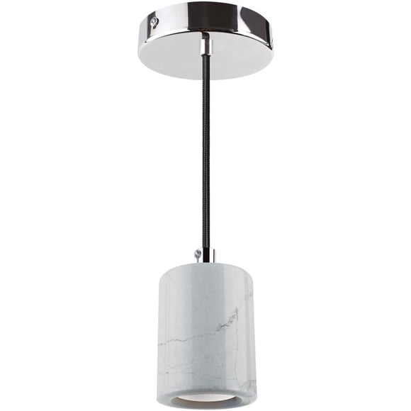 Luminario Colgante Aksi Marmol Blanco 60 W