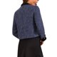 thumbnail image 3 of Chaqueta casual de mujer de tweed con botones y cuello alto de manga larga L azul, 3 of 6