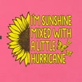 thumbnail image 5 of Wild Bobby, I'm Sunshine Mixed With A Little Hurricane , Inspirational/Christian, Women Racerback Tank Top, Hot Pink, Medium, 5 of 5