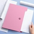 thumbnail image 2 of Yhmxh Portable Expanding Expandable File Folders Document Letter, Accordion File Folder A4 Letter Size Project Organizer Document Folder for Office School Home Expanding Accordion Folders(Pink), 2 of 5