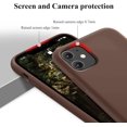thumbnail image 5 of iPhone 11 Case,Ultra Slim Fit iPhone Case Liquid Silicone Gel Cover with Full Body Protection Anti-Scratch Shockproof Case Compatible with iPhone 11 (Chocolate), 5 of 14