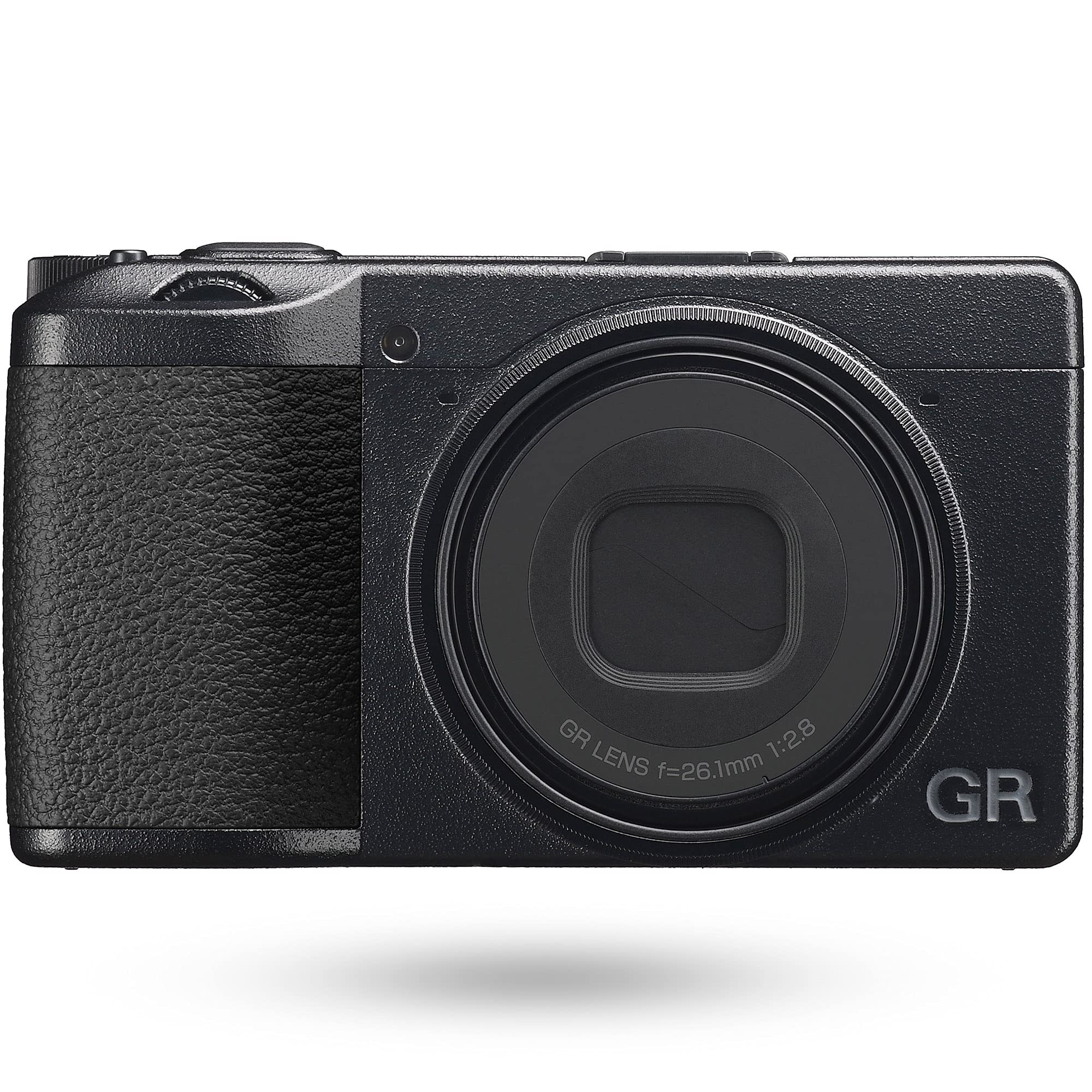 Ricoh GR IIIx Digital Compact Camera - Black, 24MP APS-C CMOS Sensor, 26.1mm F2.8 GR Lens, Supports SD Memory Card