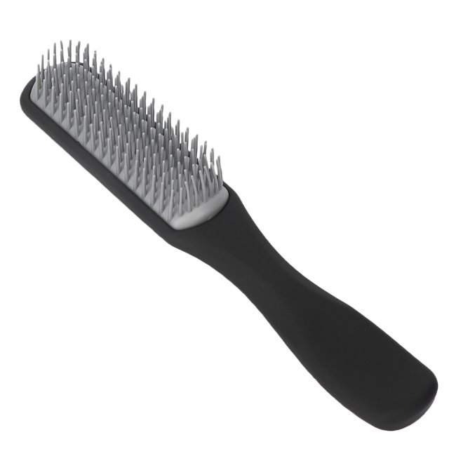 Cepillo clásico para peinar con hileras, cepillo para el cabello rizado, cepillo acolchado con hileras, diseño fácil de usar