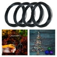 thumbnail image 4 of 4x Aluminum Wire Bendable Metal for Jewelry Making DIY - Black, 4 of 8