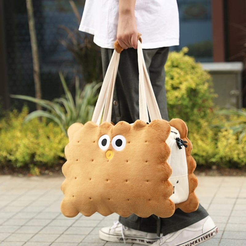 Cartoon Biscuit Shape Backpacks for Dogs Puppy Tote Bags Backpack Pet Bag Cat Carriers Bag Small Dog Carriers Supplies