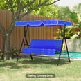 thumbnail image 2 of Outsunny Swing Canopy Replacement for 2 Seater Outdoor Swing, Sky Blue, 2 of 9