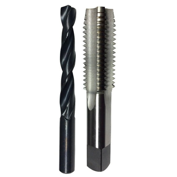 Qualtech POU4-40 #4-40 HSS Plug Tap and #43 HSS Drill Bit