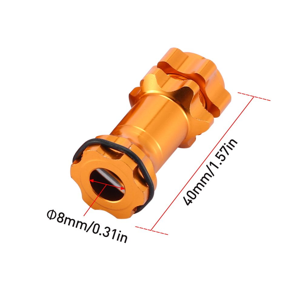 1 Set 17mm Wheel Hex Hub Extension Adapter 30mm For HSP 94087 94762 1:8 RC Car 