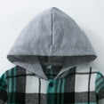 thumbnail image 5 of LYMAYTER Infant Boys Bottoming Jacket Outfit 2PCS Toddler Spring Fall T-Shirt + Hooded Cardigan Shirt Set for 18 Months - 7 Years, 5 of 9
