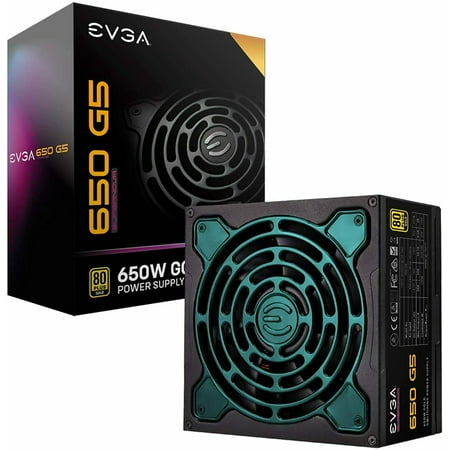 EVGA Supernova 650 G5, 80 Plus Gold 650W, Fully Modular, ECO Mode with Fdb Fan,