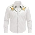 thumbnail image 3 of FYDUU Boys Casual Shirts Western Cowboy Long Sleeve Shirts Classic Fit Button Up Tops For Kids Vintage Shirt Party Wear 4-5 Years, 3 of 3