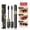 Black, variant on Kokovifyves 4D Silk Fiber 2-in-1 Mascara, 5X Longer Lengthening Volumizing, Sweatproof No Caking Eye Makeup